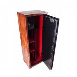 90° wood weapon cabinet